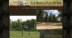 Desktop Screenshot of oldemagnoliaplacervpark.com