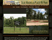 Tablet Screenshot of oldemagnoliaplacervpark.com